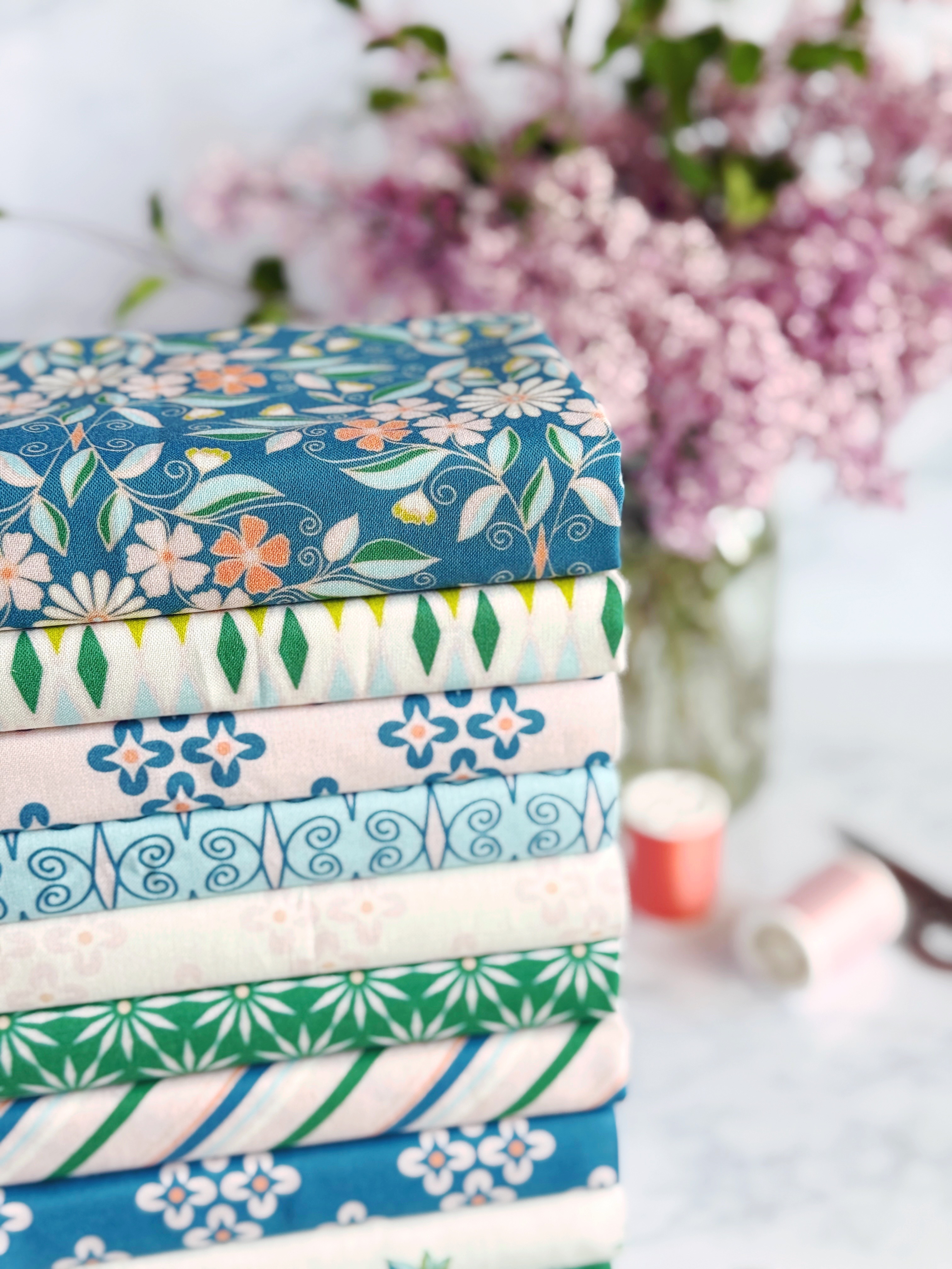Abloom fabric collection by Sincerely Yours Kimberly