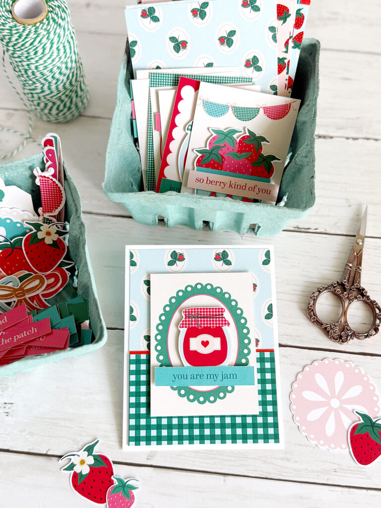 Berry Sweet Day Printable paper crafting kit Sincerely Yours Kimberly