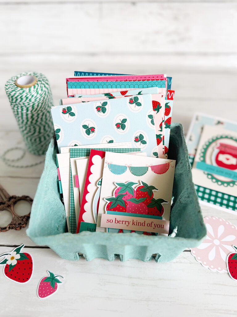 Berry Sweet Day Printable paper crafting kit Sincerely Yours Kimberly