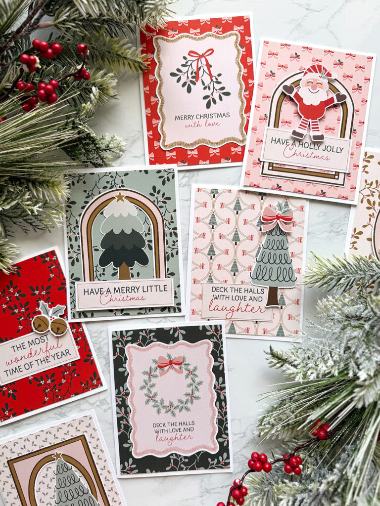 Merry Little Christmas Printable Paper Crafting Kit Card Making Sincerely Yours Kimberly