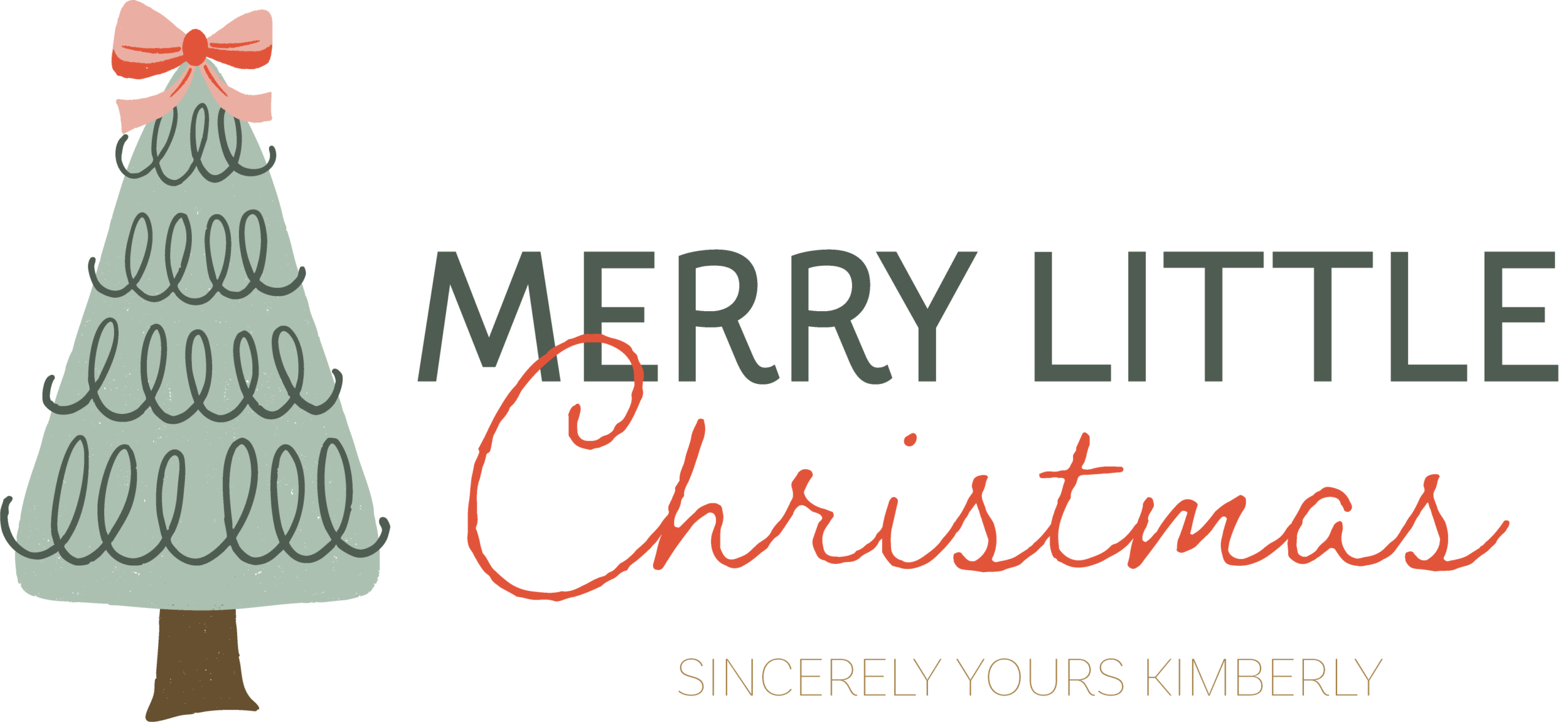 Merry Little Christmas Printable Paper Crafting Kits Sincerely Yours Kimberly